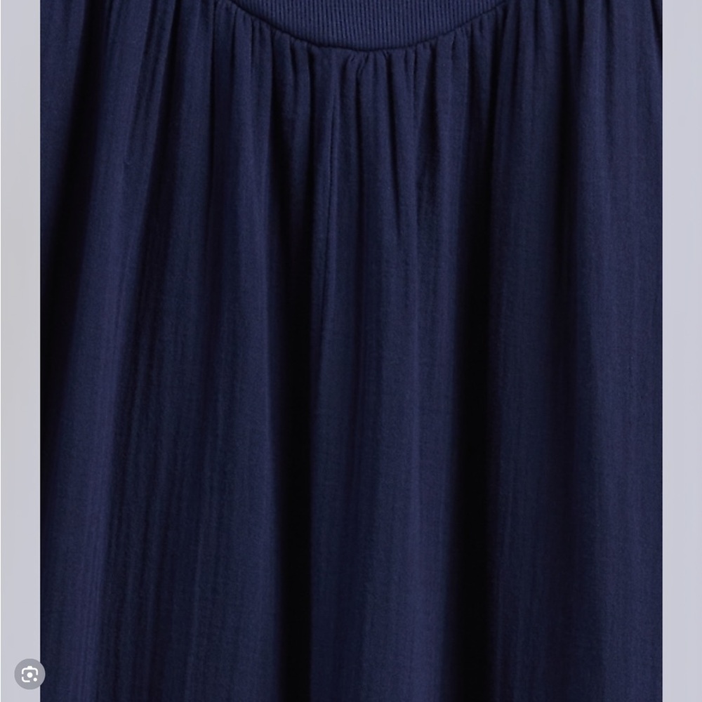 Cotton Gauze Mixed Media Maxi Dress - Picture 6 of 7
